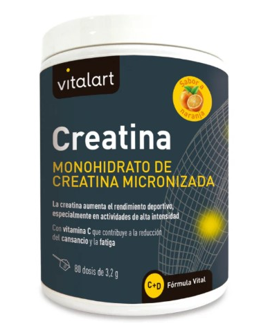 Creatina monohidrato 256g vitalart