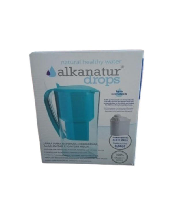 Jarra alcalinizante y filtradora alkanatur-drops