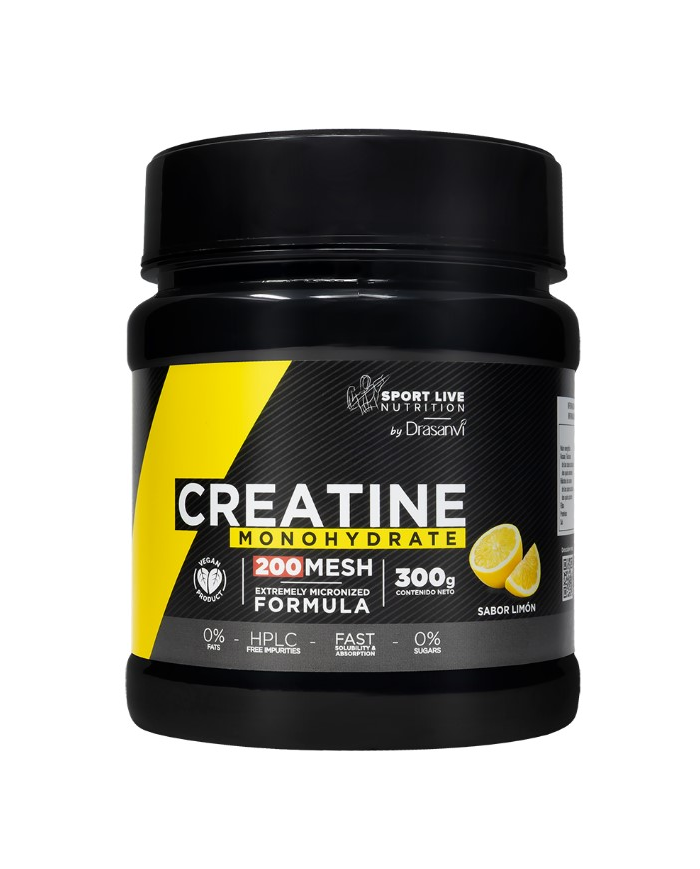 Creatina monohidrato (200 mesh) limon 300g drasan