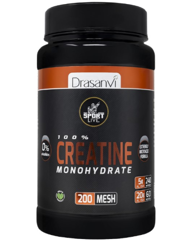 Creatina monohidrato 200 mesh 1kg drasanvi