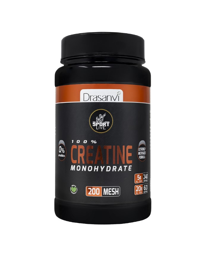 Creatina monohidrato 200 mesh 1kg drasanvi