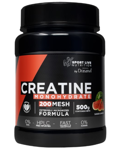 Creatina monohidrato 200 mesh 300gr sandia drasanv
