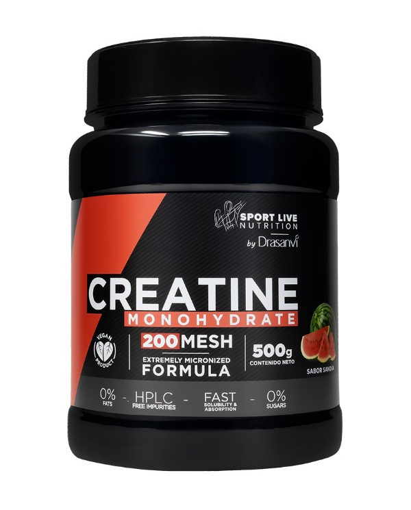 Creatina monohidrato 200 mesh 300gr sandia drasanv