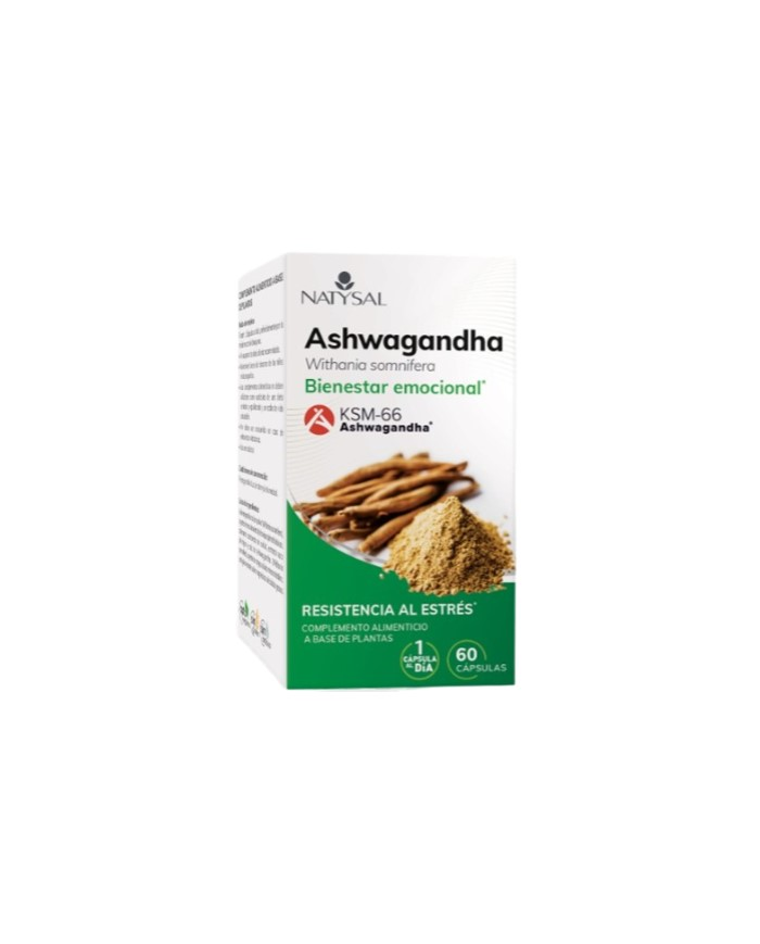 Ashwagandha ksm-66 60capsulas natysal