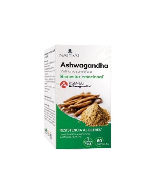 Ashwagandha ksm-66 60capsulas natysal