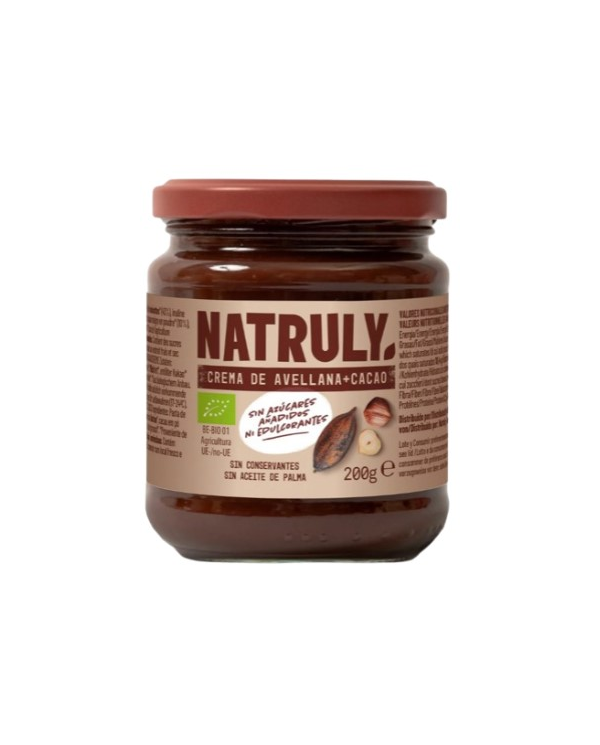 Crema avellana+cacao 200g bio natruly