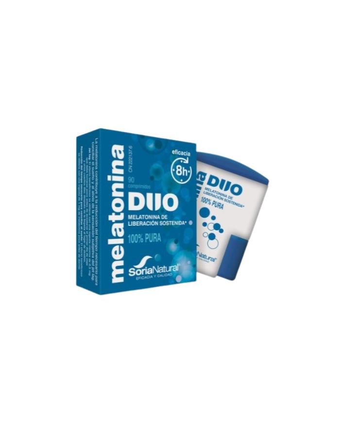 Melatonina duo 90 comp 50mg soria natural