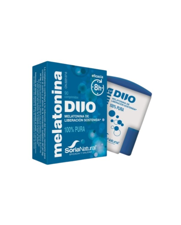 Melatonina duo 90 comp 50mg soria natural