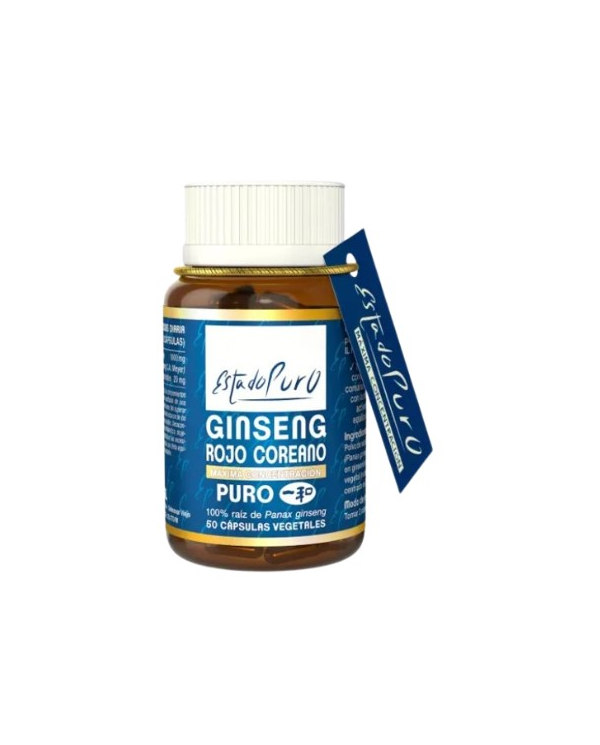 Ginseng rojo coreano 50 vegcap estado puro