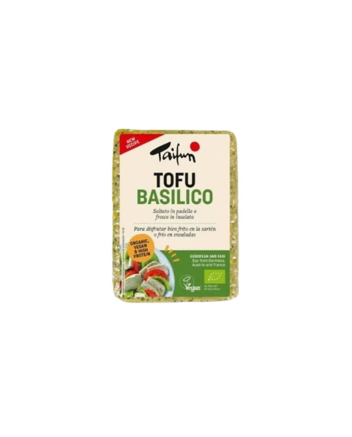 Tofu basilico (albahaca)  bio 200gr taifun