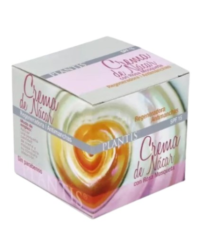 Crema nacar rosa mosqueta spf 15 plantis