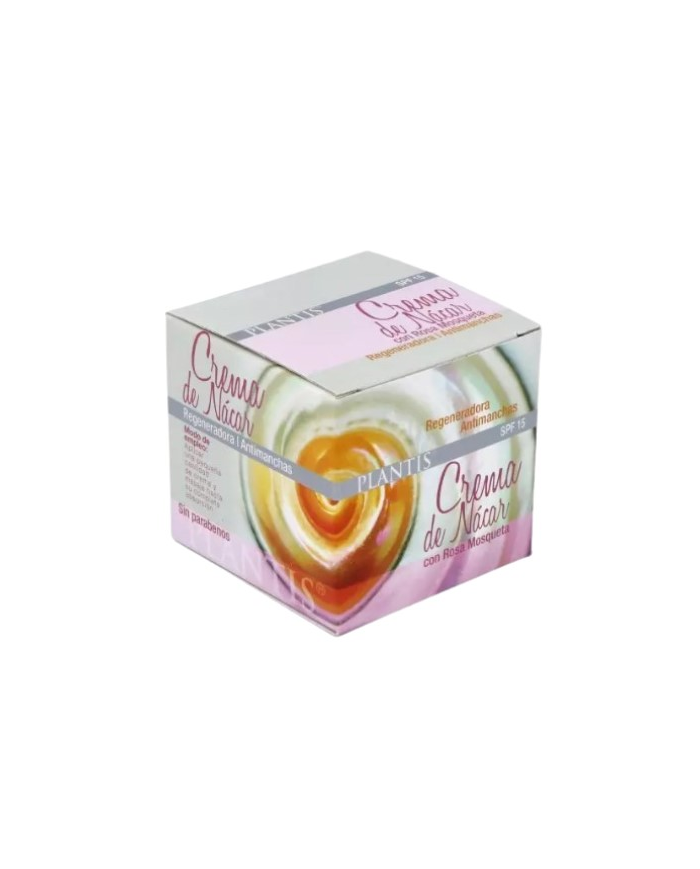 Crema nacar rosa mosqueta spf 15 plantis