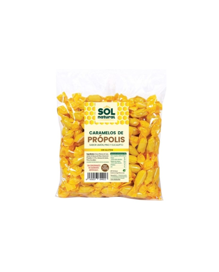 Caramelos propolis s/g 500gr sol natural