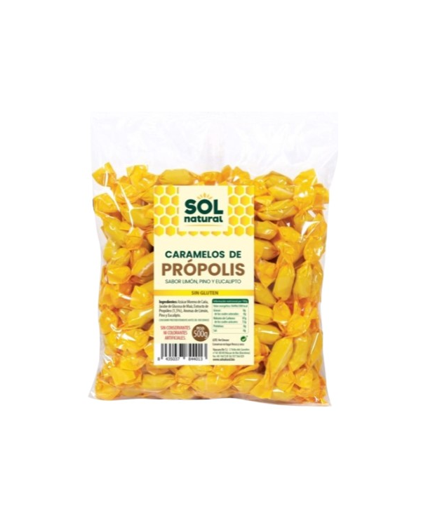 Caramelos propolis s/g 500gr sol natural
