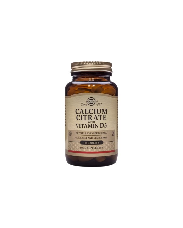 Citrato de calcio con vitamina d3 60 comp solgar