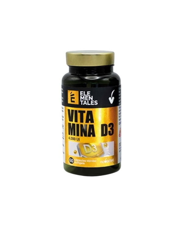 Vitamina d3 60 sofgels elementales novadiet