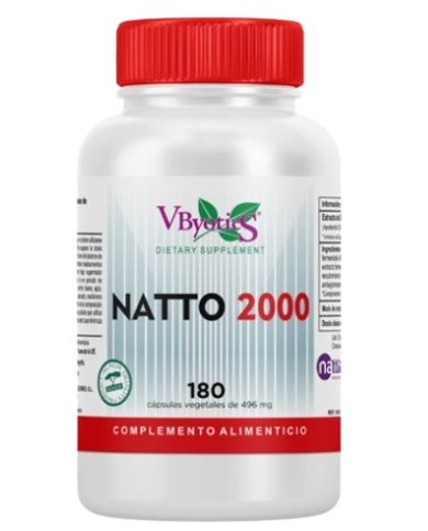 Natto 2000 180cap 496mg vbyotics