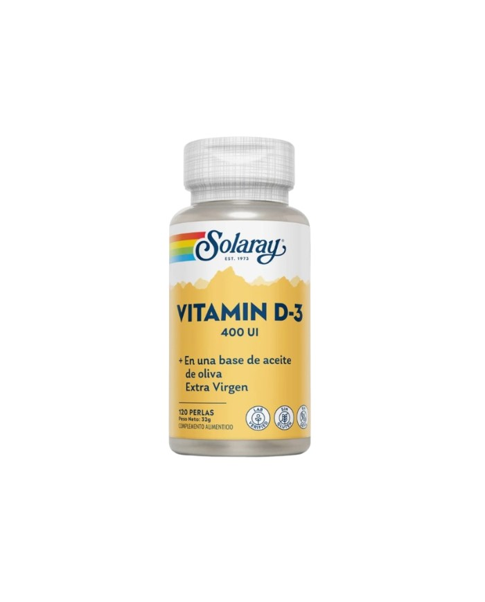Vitamina d3 120 perlas solaray