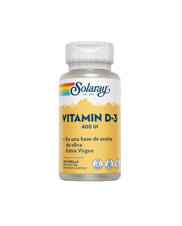 Vitamina d3 120 perlas solaray