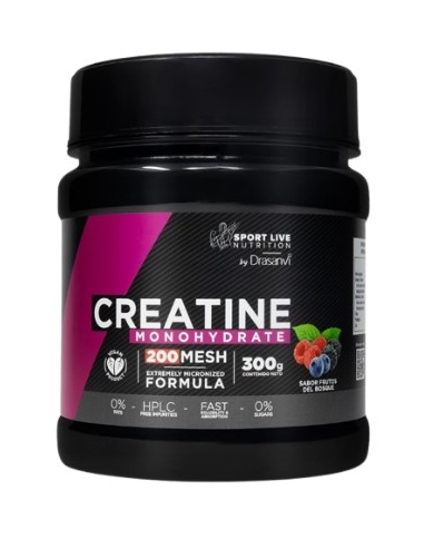 Creatina monohidrato 200 mesh frut bosque 300gr