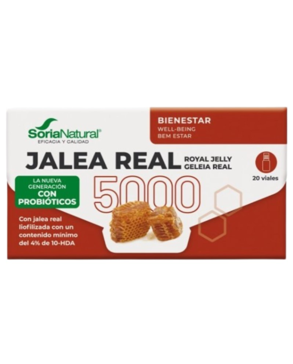 Jalea real 5000+q10+d3+probioticos 20viales s/n