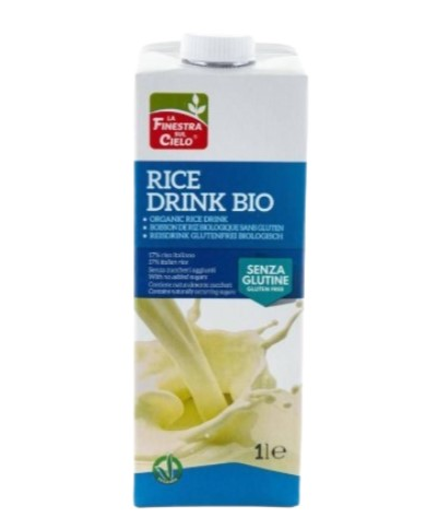 Bebida arroz bio sin gluten 1l finestra
