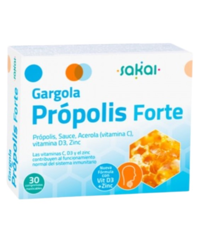 Gargola propolis forte 30 comp. sakai