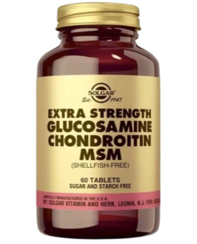 Glucosamina cindoitina msm 60 tabletas solgar