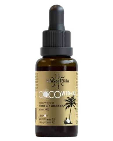 Coco vit d+k2 20ml hifas da terra