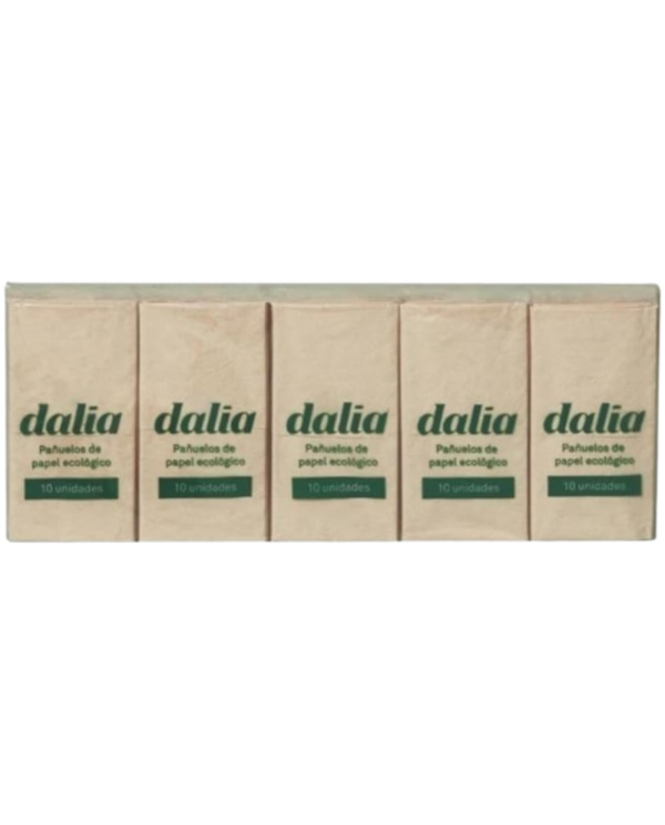 Pañuelos bolsillo papel ecologico 10 unid dalia