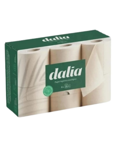 Papel higenieco doble capa 6x250 hojas dalia