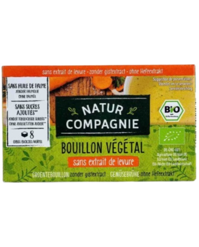 Caldo vegetal bio 8 cubos natur compagnie
