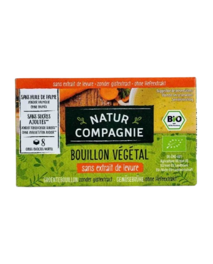 Caldo vegetal bio 8 cubos natur compagnie