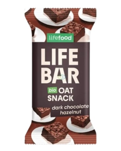 Barrita chocolate negro y avellana 40gr