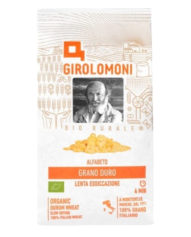 Sopa letras trigo duro (alfabeto) bio 500gr girolo