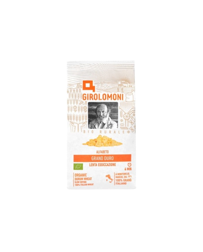 Sopa letras trigo duro (alfabeto) bio 500gr girolo