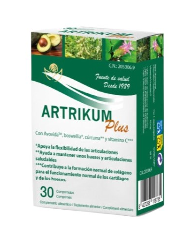 Artrikum plus 30 comprimidos bioserum