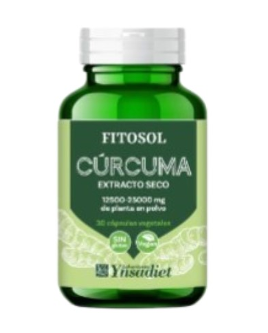Curcuma extracto 30 capsulas vegetales fitosol