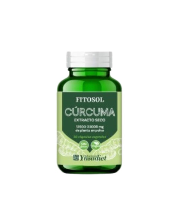 Curcuma extracto 30 capsulas vegetales fitosol