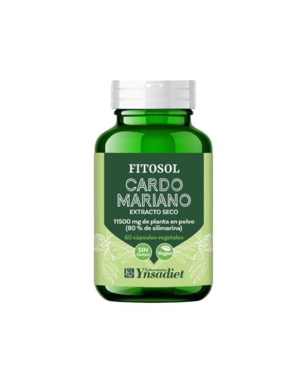 Cardo mariano extracto seco 60 cap fitosol