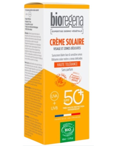 Balsamo solar spf 50+ rostro y zonas delicada 40ml