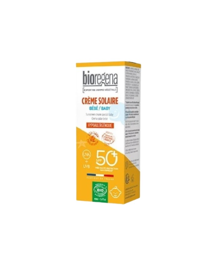 Crema solar bebe spf50+ hipoalergico bio bioregena
