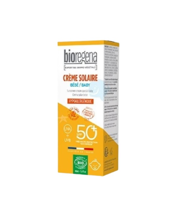 Crema solar bebe spf50+ hipoalergico bio bioregena