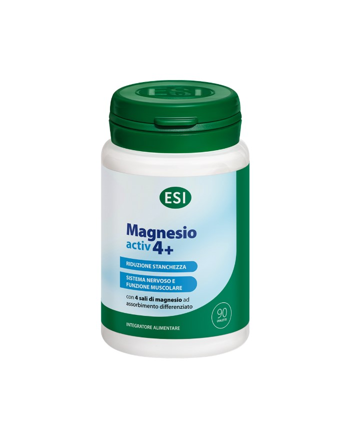 Magnesio activ 4+(4 sales magnesio) 90 tableta esi