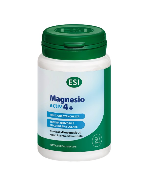 Magnesio activ 4+(4 sales magnesio) 90 tableta esi