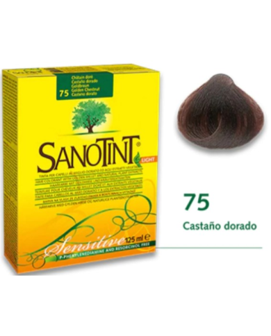 Sanotint sensitive 75 castaño dorado 125ml