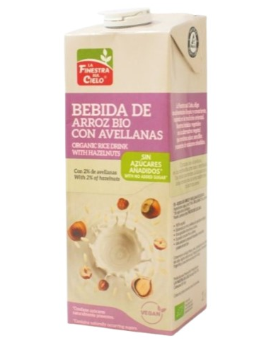 Bebida de arros y avellanas 1l la finestra
