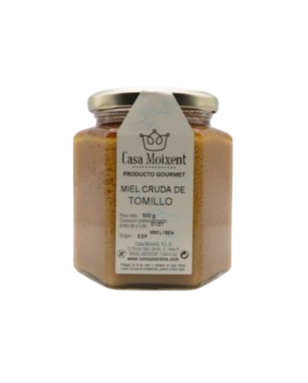Miel cruda tomillo 100gr casa moixent