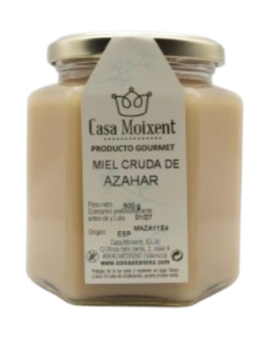 Miel cruda azahar 1000gr casa moixent
