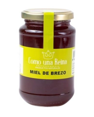 Miel cruda brezo 500gr como una reina